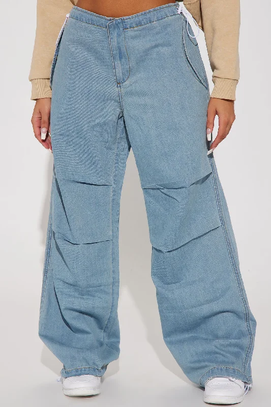 Can't Help Myself Non Stretch Soft Jeans - Light Wash