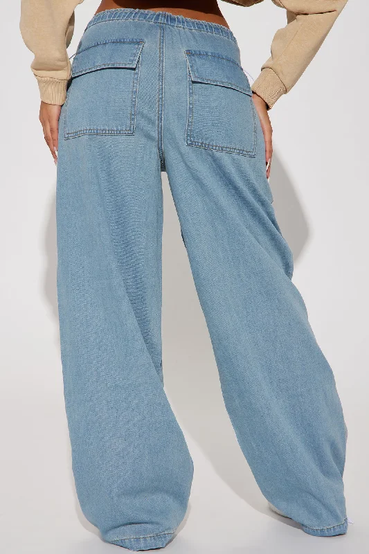 Can't Help Myself Non Stretch Soft Jeans - Light Wash