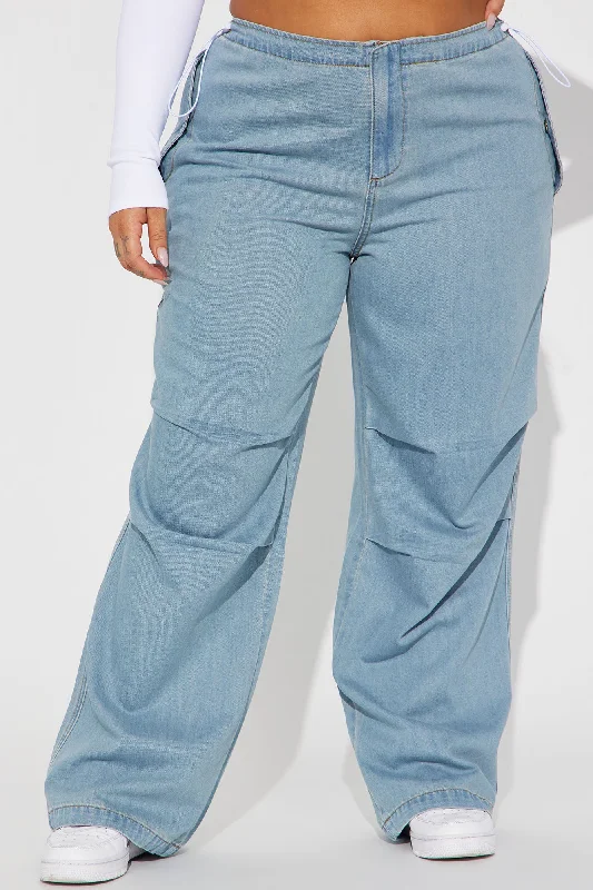 Can't Help Myself Non Stretch Soft Jeans - Light Wash