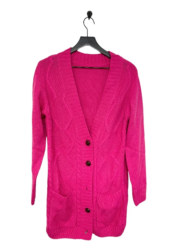 Pink Sweater Cardigan Cme, Size L