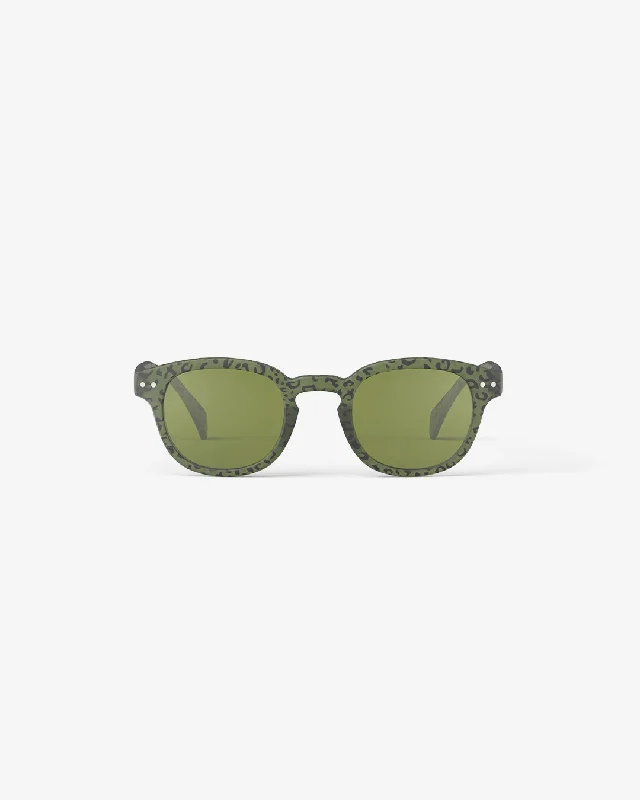 ENGINEERED GARMENTS X IZIPIZI  #C Sunglasses - Khaki Leopard